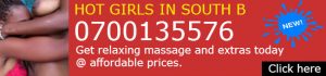 Nairobi sexy girls offering sweet and erotic massage