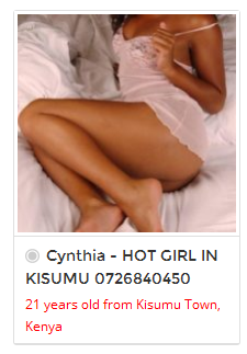Meet cynthia a hot cal girl in Kisumu town